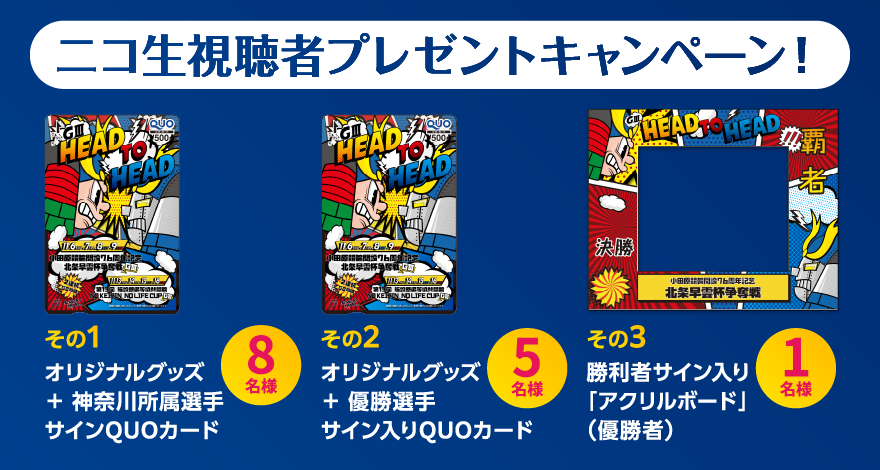 ニコ生視聴者プレゼントキャンペーン！