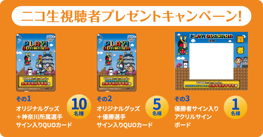 ニコ生視聴者プレゼントキャンペーン！